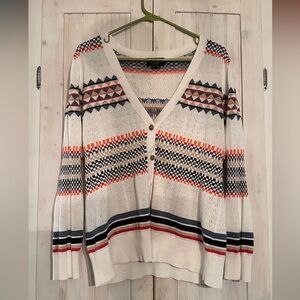 Pendleton lightweight cardigan sweater size large